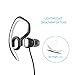 Mucro Sports Earhook Headphones in Ear Headphones Workout Headphones Waterproof Earphone Stereo 3.5mm Jack Headphone with Mic for Running Gym Jogging Earphones for iPod iPhone Samsung(Black)
