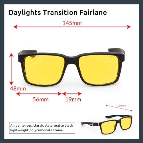 TrueDark Daylights Amber Transition Fairlane Blue Light Blocking