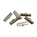 144pcs 22mm or 7/8 inch Ribbon Clamps with Loop - Silver