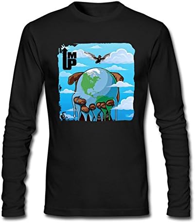 YangJJ Men's Young Thug I'm Up Long Sleeve T shirts Size M Black