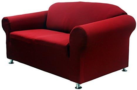 Amazon Com Jersey Stretch Form Fit Couch Cover 2 Pc Slipcover Set