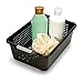 madesmart Classic Small Storage Basket - Granite | CLASSIC COLLECTION | Soft-grip Dots and Non-slip Feet | BPA-Free,Brown