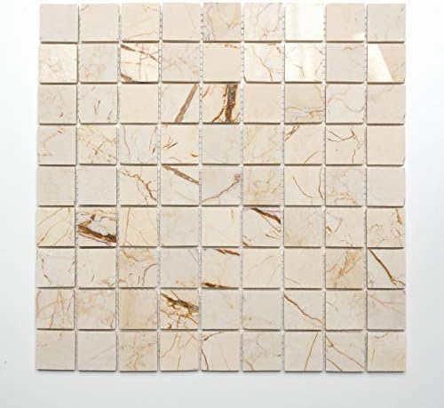 #K452 Mosaic Tiles Mosaic Kitchen Bathroom Toilet Living Area Tiles Mirror Marble Square Floor 8 mm