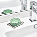 iDesign Steel Self-Draining Kitchen and Bathroom Bar Soap Holder, The Kyoto Collection – 4.25