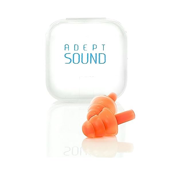 Ear-Plugs-Orange-Noise-Cancelling-For-Sleeping-Concerts-Music-Events-Shooting-Range-Construction-Work-Motor-Sports-Racing-Reusable-Soft-Hypoallergenic-Silicone-Material-Comfortable-Earplugs