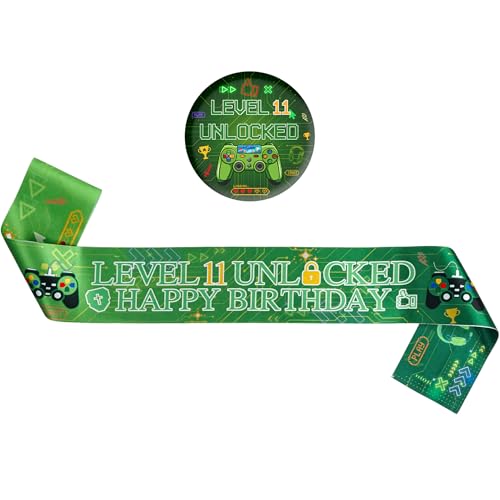 11th Birthday Decorations Green