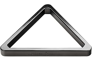 KONLLEN Solid Wood Billiard 8-Ball Triangle / 9-Ball Diamond Pool Ball Racks for 2-1/4" Pool Balls