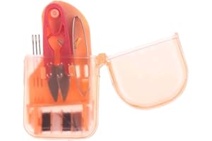 Mini Home Travel Portable Sewing Kit with Solid Color Box Threads Needles Scissors Tweezers DIY Emergency Garment Repair Tool