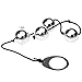 Utimi Stainless Steel Anal Beads Vaginal Beads Masturbation Sex Toy with a Rock Ring (Type 1#)