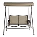 Abba Patio Outdoor Swing Canopy Hammock 2 Seat Porch Furniture with Adjustable Canopy