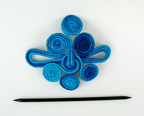 Hair claw Large stick barrette Turquoise Long Hair fork Big Shawl pin Thick hair clip