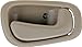 Dorman 79501 Interior Door Handle Compatible with Select Toyota Models, Beige; Textured, Black