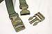 Molle Backpack Accessory Straps - Quick Release Buckle (Olive Drab (Camo Buckle & Military Spec Nylon))