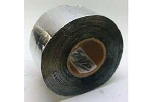 MERIDIAN VEHICLE PARTS HD Aluminum Foil Tape with Butyl Rubber Backing 4" x 50' Roll - 50 Mil Thick