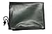 RZMAYIS Waterproof Electric Tongue Jack Cover, Black PU Materials Universal Trailer RV Jack Protective Cover Large Size 14.5