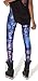 QZUnique Women's Graffiti Owls Footless Elastic Leggings
