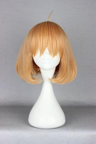Smile Cosplay Anime wig 35cm kyoukai no kanata-Kuriyama Mirai pink