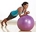 Gaiam Total Body Balance Ball Kit - Includes Anti-Burst Stability Exercise Yoga Ball, Air Pump, Workout Program