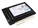 Mens RFID Blocking Slim Front Pocket Wallet Thin Leather Credit Card Holder(Black)