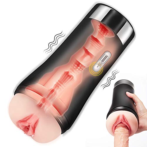 Masturbator Cup Realistische Muschi Automatische Masturbatoren Sexspielzeug für Männer mit 10 Vibrationsmodi Real Vagina 3D Strucktur Elektrische Masturbieren Mann Erotik Fondlove