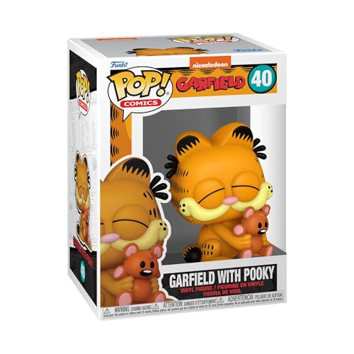 Funko POP! Comics: Garfield– Garfield with Pooky - Collectable Vinyl Figure - Gift Idea - Official Merchandise - for Kids & Adults - Cartoons Fans - Model Figure for Collectors and Display