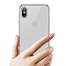 iPhone X Case, RANVOO Ultra Thin Clear Case Slim Fit Soft TPU Cover Premium Gel Flexible Bumper [Supports Wireless Charging] for iPhone X/10 (02-Silver)