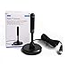 HDTV Antenna - August DTA240 - Indoor/Outdoor Portable Digital Aerial with Magnetic Base 6.5 feet Coax Cable 50 Miles Range