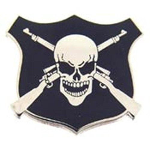 Sniper Badge Pin Silver Plated 1