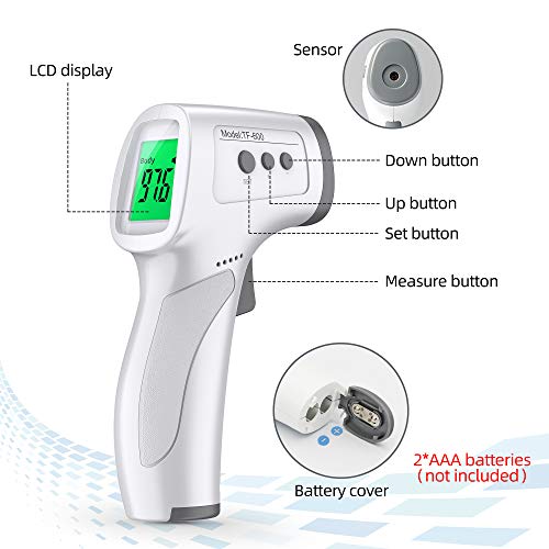 Thermometer for Adults Forehead,Touchless with Fever Alarm Pricepulse
