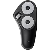 SANWA Bluetooth + 2.4G Wireless Handheld Mouse, 3 in 1 Presentation Clicker, Remote Air Mouse with Scroll, Portable Finger Mice, Rechargeable PPT Slide, Compatible with Mac, PC, Laptop, Phone, Tablet