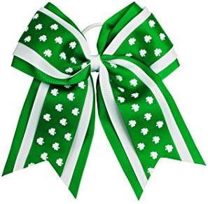 Princess Express Shamrock ST. Patrick's Day Cheer Hair Bow