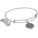 Alex and Ani Compass III Rafaelian Silver Bangle Bracelet
