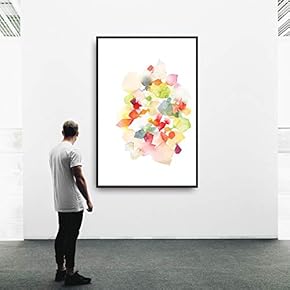 Framed Canvas Wall Art Beautiful Leaves Canvas Prints Home Artwork Decoration for Living Room,Bedroom - 16x24 inches