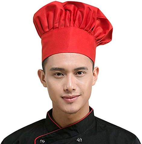Chef Hat Jaminy Adult Adjustable Elastic Baker Kitchen Cooking Chef Cap
