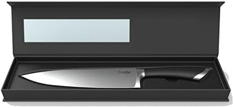 Chef's Knife 8 Inch By Cobere - Super Sharp Cutlery Kitchen Knife - The Ultimate Professional Grade Multipurpose Knife for the Home Cook or Pro Chef - Stainless Steel Blade + Gift Box for Safe Storage