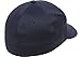 Flexfit Men’s Seamless Fitted Flexfit Delta Cap, Dark Navy, Small/Medium