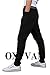OXYVAN Men's Joggers Pants Elastic Waist Running Sweatpants Harem Trousers