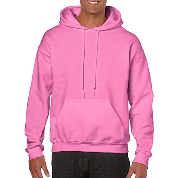 Gildan Men's Heavy Blend Hooded SweatShirt, Azalea, XX-Large at