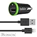 Belkin Apple Certified Car Charger with 4-Foot Lightning to USB Cable (2.1 AMP / 10 Watt)
