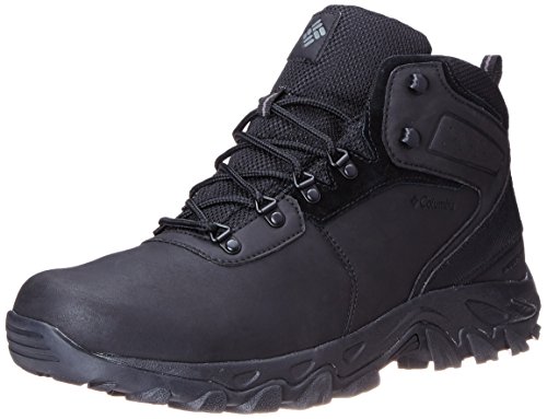 Columbia Men's NEWTON RIDGE PLUS II WATERPROOF Wide Hiking Boot, Black/Black, 14 Wide US