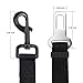 WENFENG Pet Dog Seat Belt, Adjustable Safety Leads Vehicle Pet Dog Cat Car Seatbelt Harness, with Shock Attenuation Elastic Nylon Bungee Buffer, Pack of 2