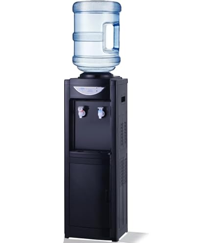 Bottom Loading Hot & Cold Water Dispenser - 5 Gallon Cooler With Cup Holder, 3-in-1 Temperature Options | Compact Design For Home, Office, Dorm