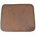 Hide & Drink Genuine Leather Mouse Pad, Anti Slip Leather Mousepad for Gaming, for Apple Magic Mouse & PC, Ergonomic Non Slip Base, Brown & Black Large Mat Pads for Desk, Computer Mousepads for Men