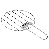 Lixada1 Camping Stove,Portable Folding Wood Burning Stove with Alcohol Tray and Grill Net Outdoor Hiking Backpacking Picnic BBQ