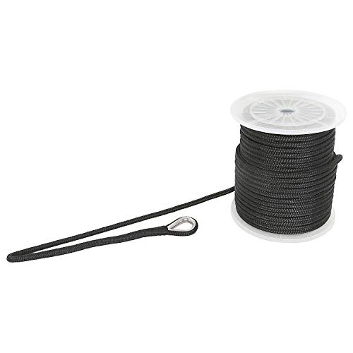 image for NovelBee 1/2 Inch X 200 Feet Double Braid Nylon Anchor Line with Stain