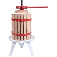 it's useful. 4.75 Gallon Solid Wood Basket Fruit, Cider and wine Press Old Fashioned Cast Iron Large Size