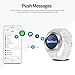 Smart Watch, SN05 Smartwatch Round Sport Watch with SIM Card Slot Touch Screen Smart Watches Compatible with Samsung Huawei Xiaomi Motorola Android Phones iPhone for Men Women Kids Boys Girls (White)