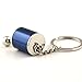 maycom Creative Auto Part Model Gear Box Keychain Six-speed Manual Transmission Shift Lever Keyring Key Chain Ring Keyrings Keyfob (Navy Blue)
