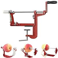 Apple peeler，Apple Peeler and Corer with 3 in 1 Slinky Machine Durable Heavy Duty Die Apple Peelers Mountable on Counter or Tabletop, Made In USA