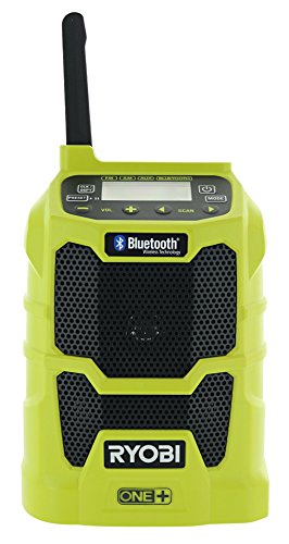 Ryobi-P742-One-18V-Lithium-Ion-Cordless-Compact-AM-FM-Radio-w-Wireless-Bluetooth-Technology-and-Phone-Charging-18V-Battery-Not-Included-Radio-Only